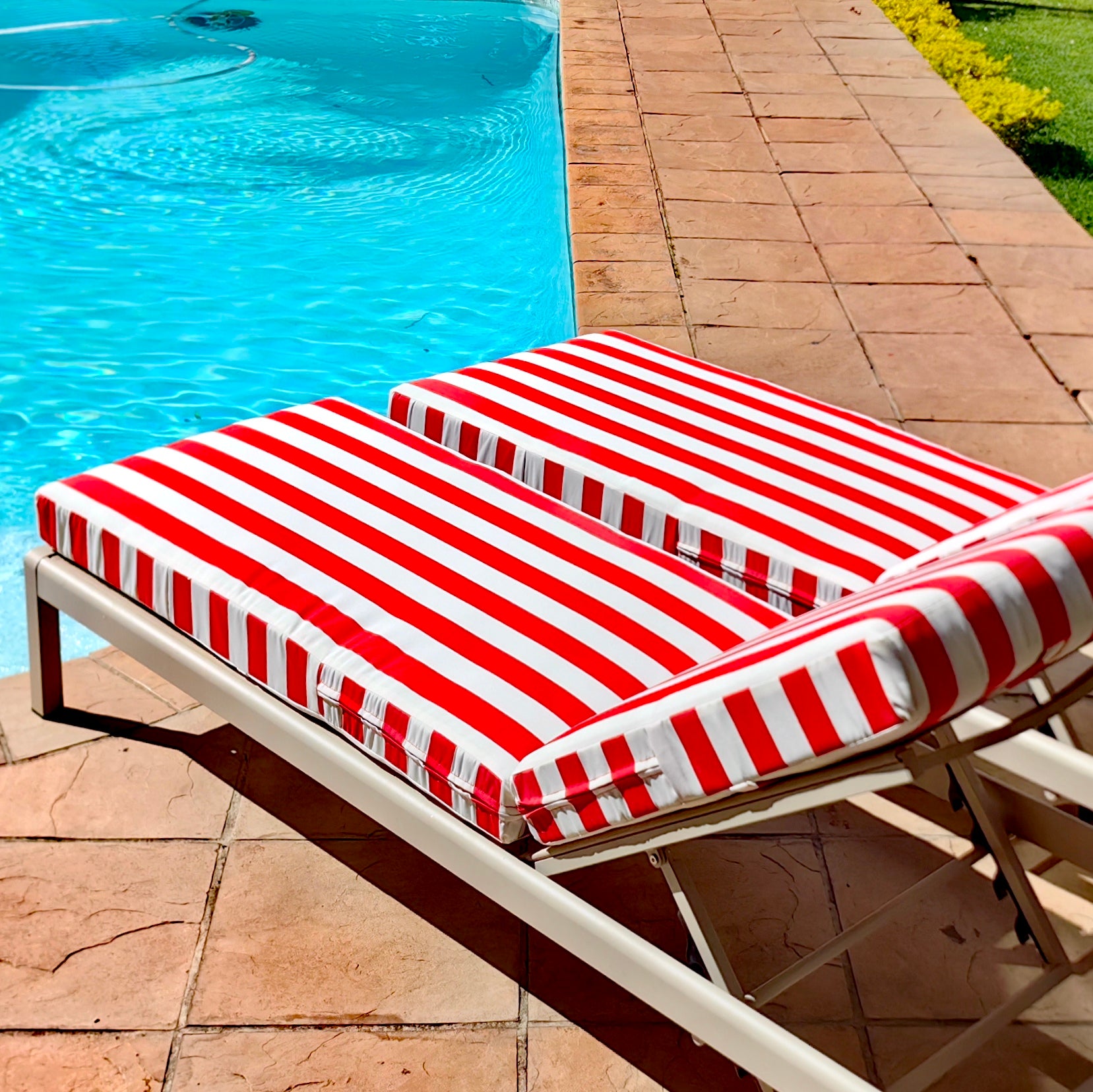 Cushions for pool loungers sale